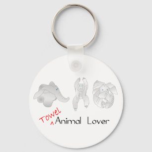 Towel Animal Lover Key Ring