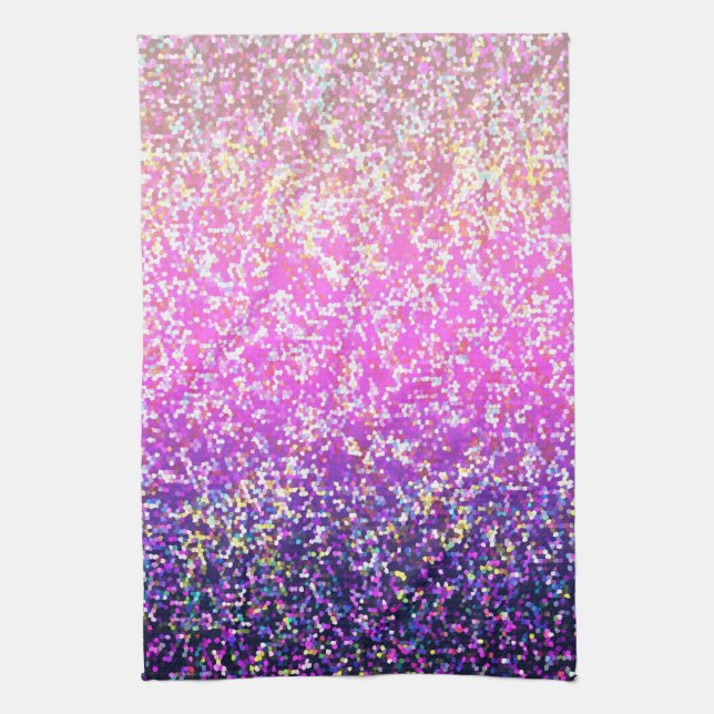 Towel Glitter Graphic Background (Vertical)