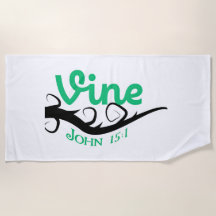 Towel. True vine series. ONE