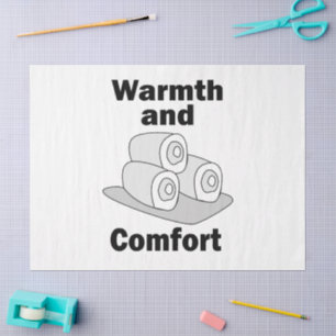 Towels Warmth And Comfort Birthday Tissue Paper