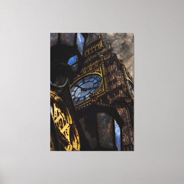 Tower Big Ben London Canvas Print (Front)