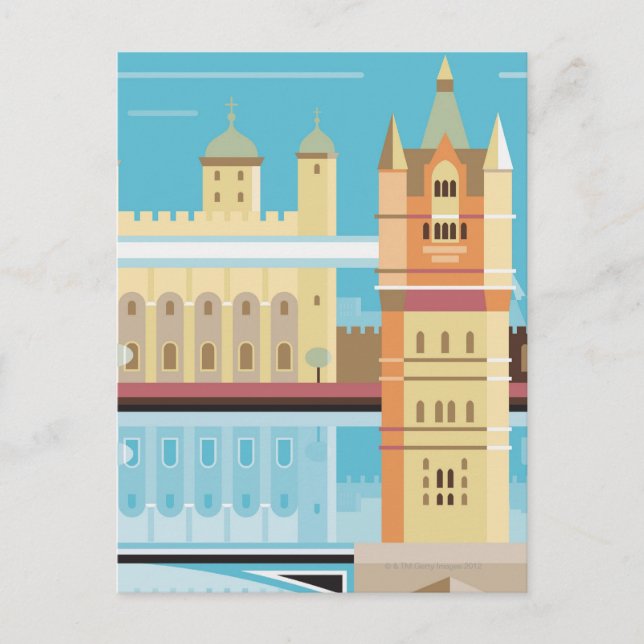 Tower Bridge 2 Postcard (Front)