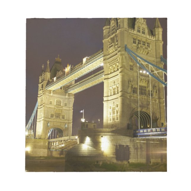Tower Bridge and River Thames at dusk, London, Notepad (Front)