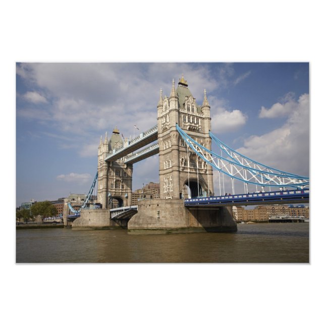 Tower Bridge and River Thames, London, Photo Print (Front)