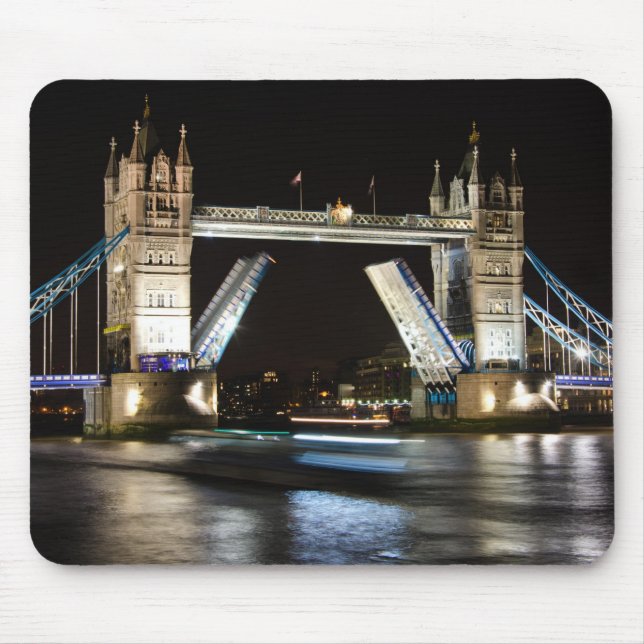 Tower Bridge at Night Mouse Mat (Front)
