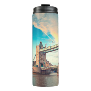 Tower bridge at sunset, Londonplace, london, brid Thermal Tumbler