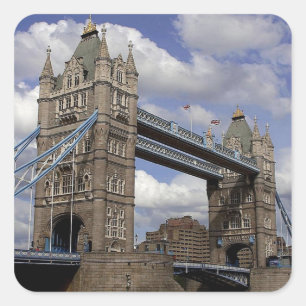 Tower Bridge in London Square Sticker