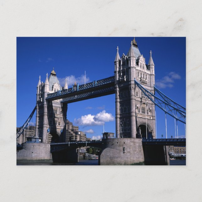Tower Bridge in the 1990's Postcard (Front)