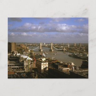 Tower Bridge in the 1990's Postcard