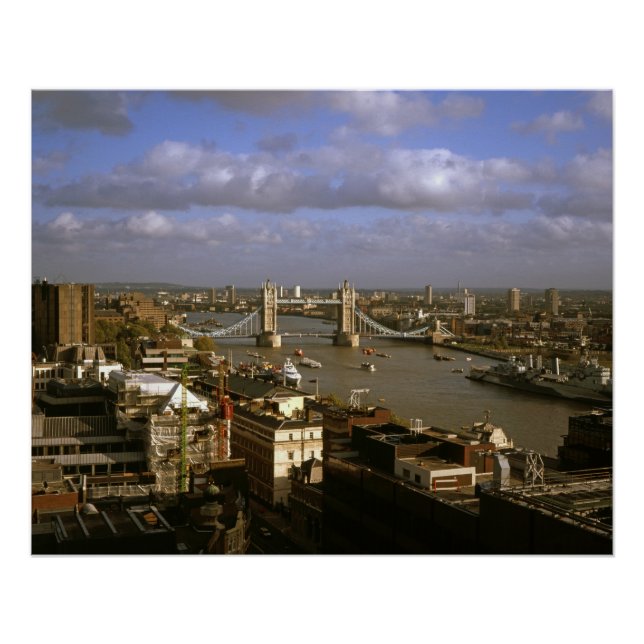 Tower Bridge in the 1990's Poster (Front)