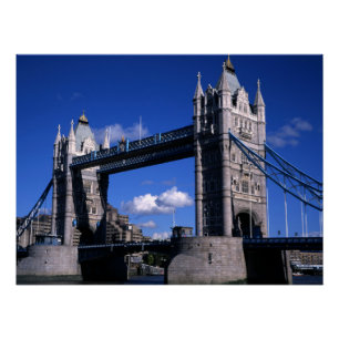Tower Bridge in the 1990's Poster