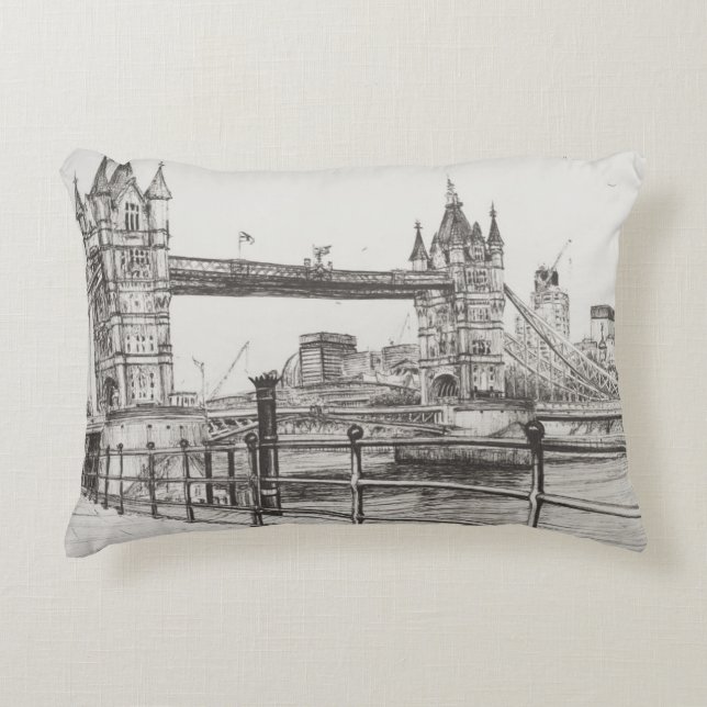 Tower Bridge London 2006 Decorative Cushion (Front)