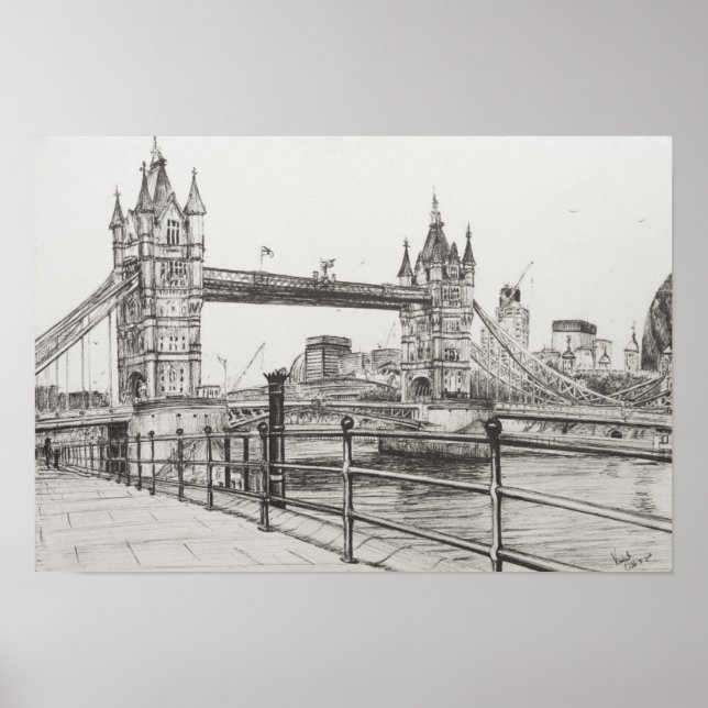 Tower Bridge London 2006 Poster (Front)