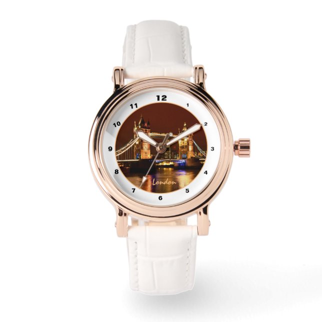 Tower Bridge, London at Night, England (UK) watch (Front)