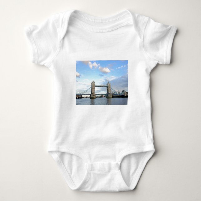 Tower Bridge-London Baby Bodysuit (Front)