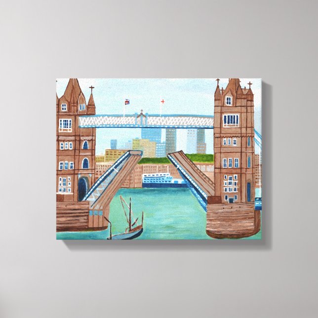 Tower Bridge London Canvas Print (Front)
