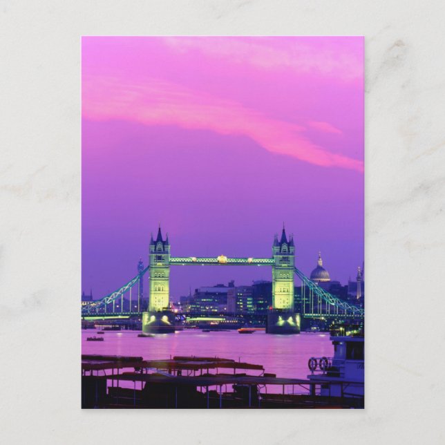 Tower Bridge, London, England 2 Postcard (Front)