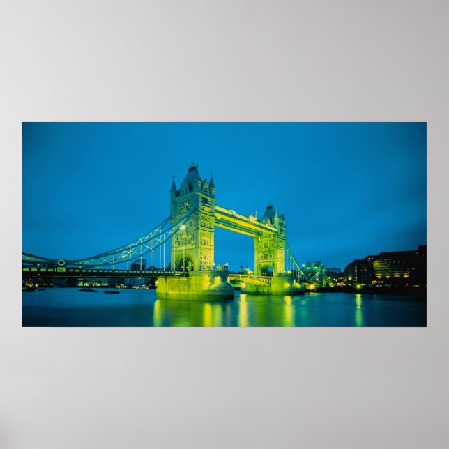 Tower Bridge, London, England 3 Poster (Front)