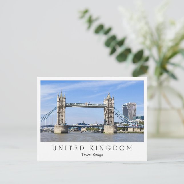 Tower Bridge, London, England Postcard (Standing Front)