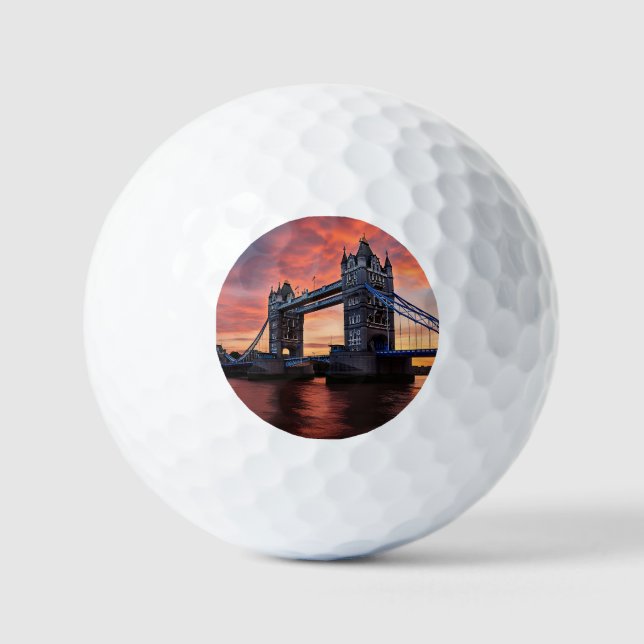 Tower Bridge, London. Golf Balls (Front)