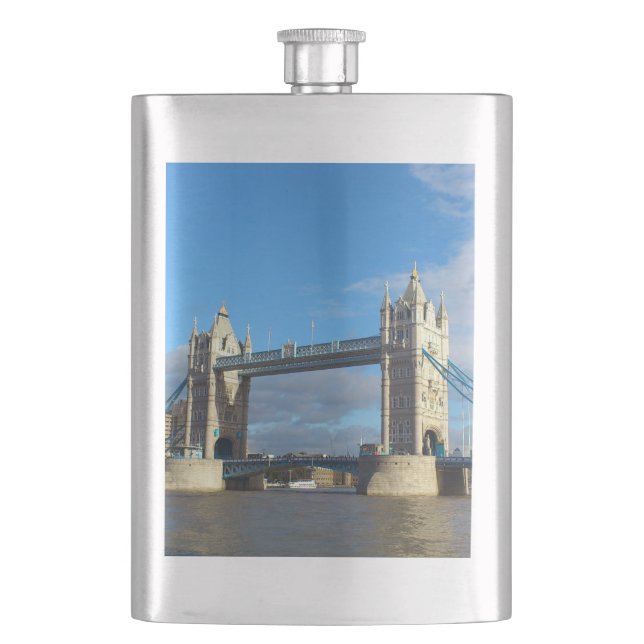 Tower Bridge London. Hip Flask (Front)
