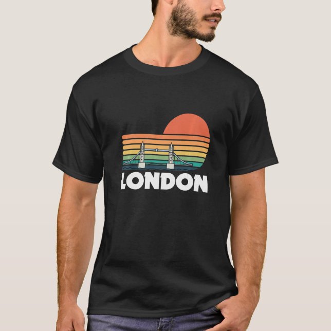 Tower Bridge London Over The Thames In Great Brita T-Shirt (Front)