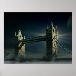 Tower bridge, london poster