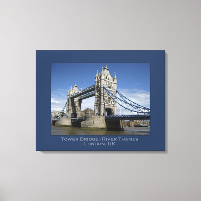 Tower Bridge, London, UK Canvas Print (Front)