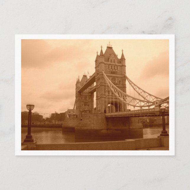 tower bridge london uk postcard (Front)
