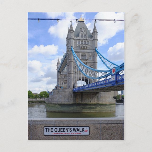 Tower Bridge, London UK Postcard (Front)