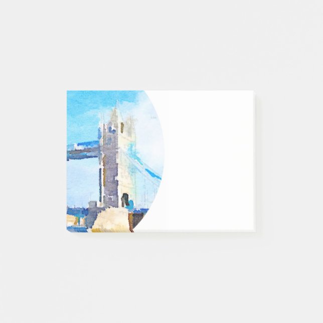 tower bridge,painting post-it notes (Front)