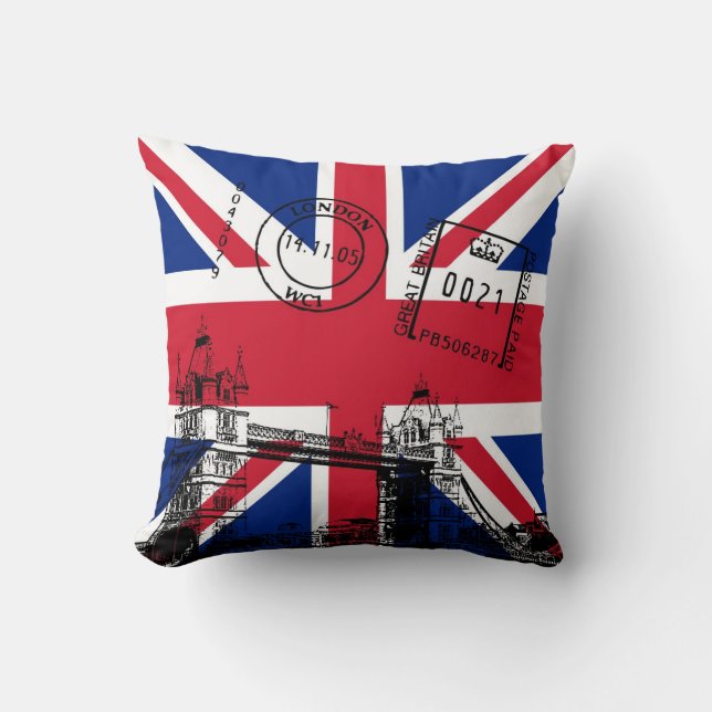 Tower Bridge Pillow (Front)