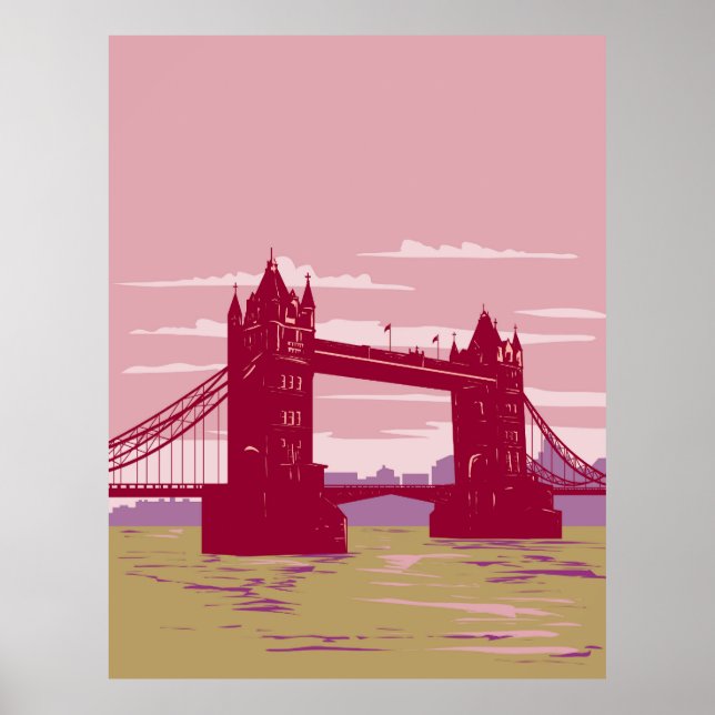 Tower Bridge Poster (Front)
