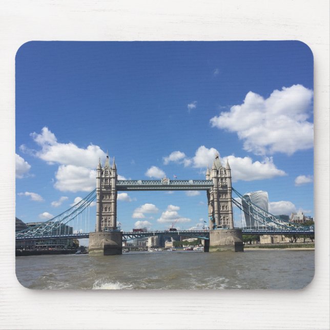 Tower Bridge Thames River London United Kingdom UK Mouse Mat (Front)