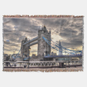 Tower Bridge & The Shard, London, England Throw Blanket