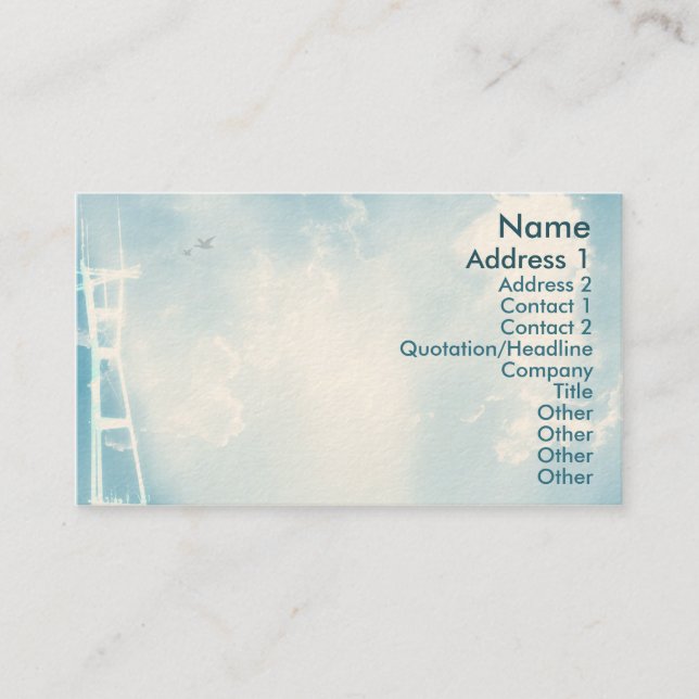 Tower - Business Card (Front)