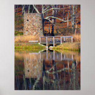Tower by the Pond Poster