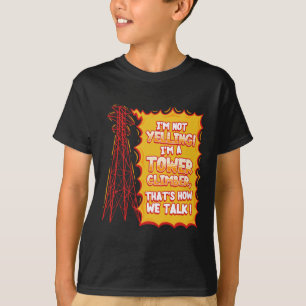 Tower Climber Industrial Climber Sticker  T-Shirt