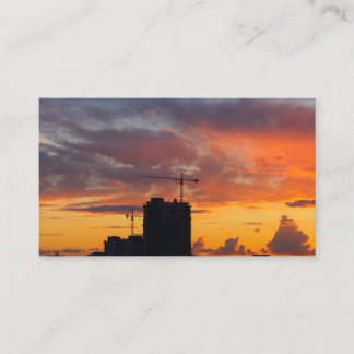 Tower crane business card