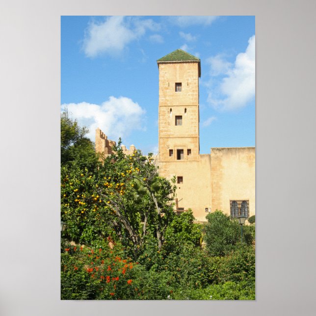 Tower in Rabat, Morocco Poster (Front)