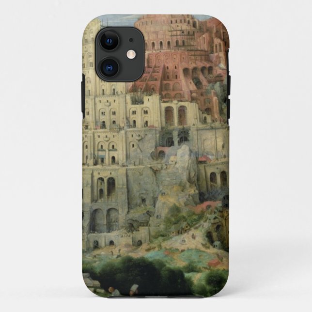 Tower of Babel, 1563 (oil on panel) Case-Mate iPhone Case (Back)