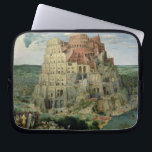 Tower of Babel, 1563 (oil on panel) Laptop Sleeve<br><div class="desc">Image Collection Number:  XAM345  Tower of Babel,  1563 (oil on panel) (for details see 93768-69,  186437-186438). Bruegel,  Pieter the Elder (c.1525-69) oil on panel. Kunsthistorisches Museum,  Vienna,  Austria .  1563</div>