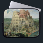 Tower of Babel, 1563 (oil on panel) Laptop Sleeve<br><div class="desc">Image Collection Number:  XAM345  Tower of Babel,  1563 (oil on panel) (for details see 93768-69,  186437-186438). Bruegel,  Pieter the Elder (c.1525-69) oil on panel. Kunsthistorisches Museum,  Vienna,  Austria .  1563</div>