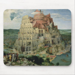 Tower of Babel, 1563 (oil on panel) Mouse Mat