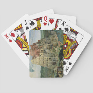 Tower of Babel, 1563 (oil on panel) Playing Cards