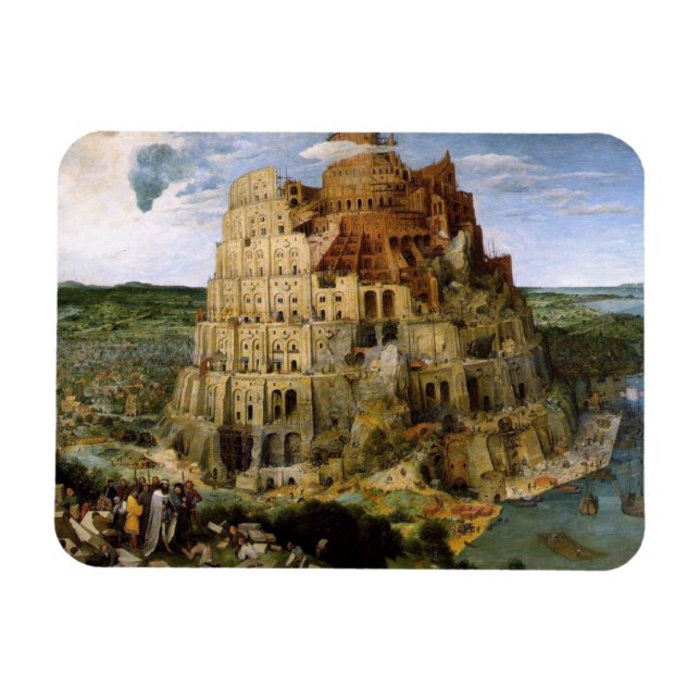 Tower of Babel by Brueghel Magnet (Horizontal)