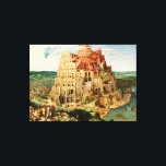 Tower of Babel by Peter Bruegel the Elder Canvas Print<br><div class="desc">Tower of Babel by Peter Bruegel the Elder.</div>