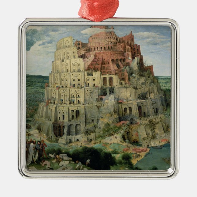 Tower of Babel Metal Tree Decoration (Front)