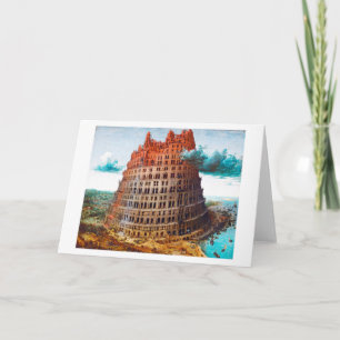 Tower of Babel, Pieter Bruegel the Elder Card