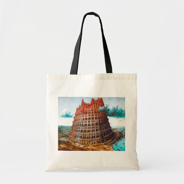 Tower of Babel, Pieter Bruegel the Elder Tote Bag (Front)